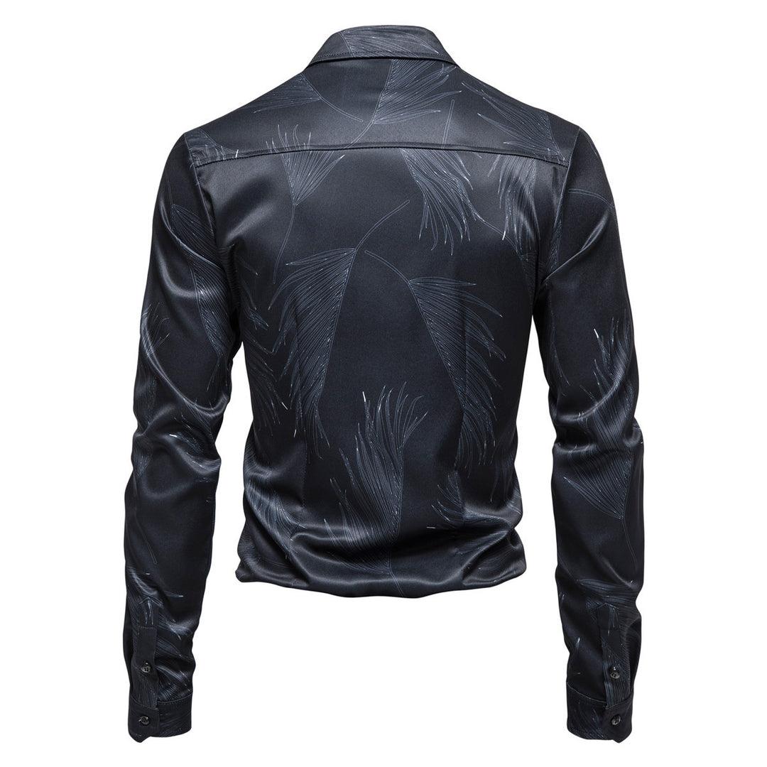 Herren Hemd mit elegantem Muster und modernem Glanz Echoarchiv