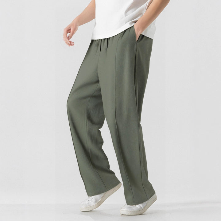 Herren Elegante, weite Freizeithose aus atmungsaktivem Gewebe Echoarchiv