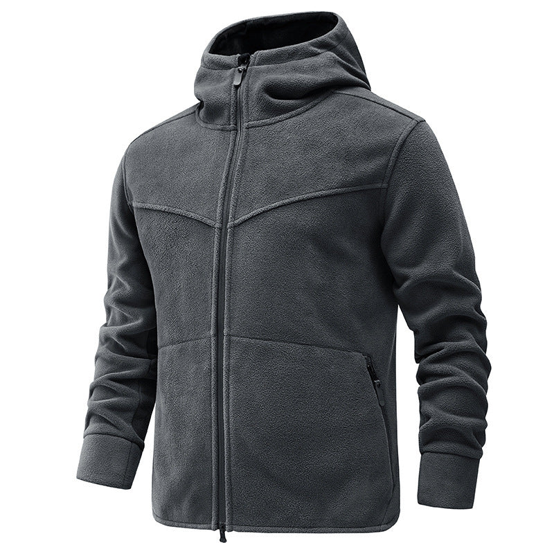 Herren Fleecejacke mit ergonomischer Passform und praktischen Reißverschlusstaschen Echoarchiv