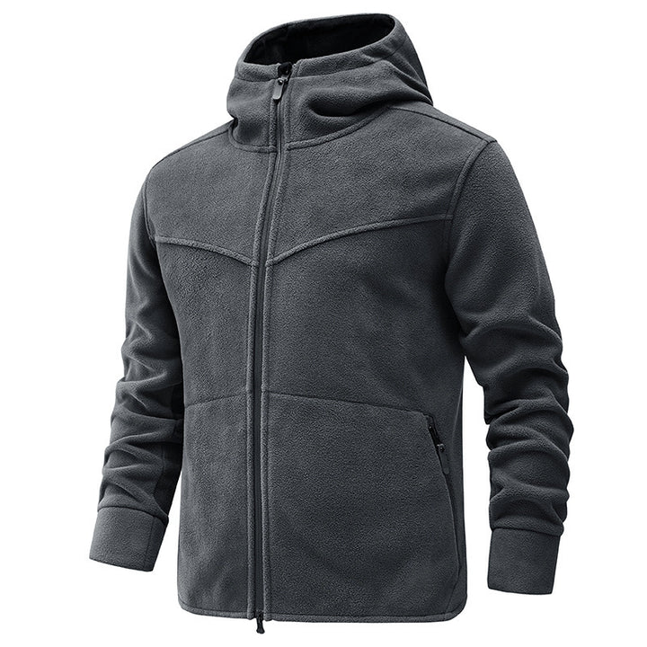Herren Fleecejacke mit ergonomischer Passform und praktischen Reißverschlusstaschen Echoarchiv