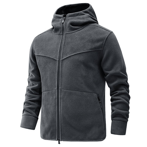 Herren Fleecejacke mit ergonomischer Passform und praktischen Reißverschlusstaschen Echoarchiv