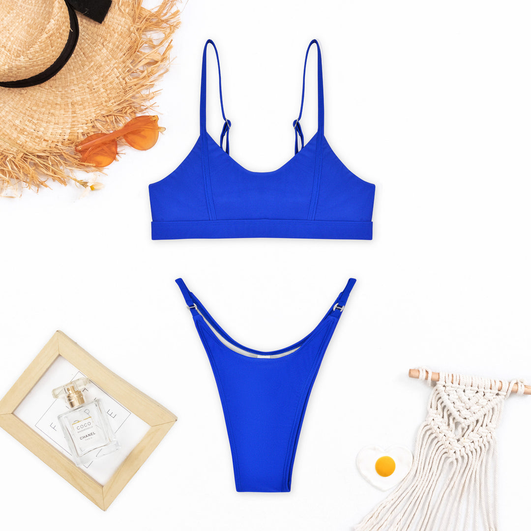 Damen Sportlicher Bikini mit femininen Trägern Echo Archiv