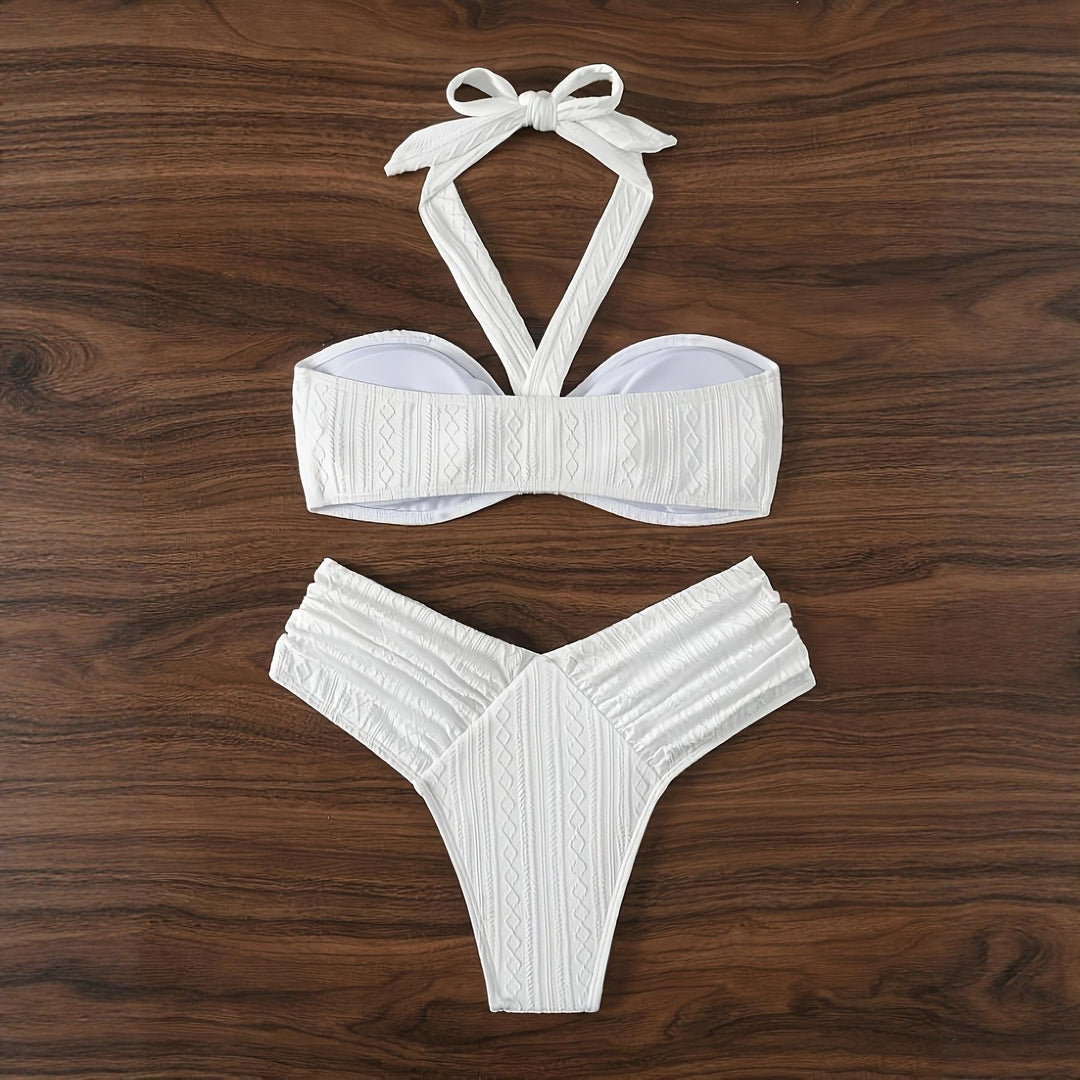 Damen Bandeau-Bikini mit innovativem Wickel-Design und figurschmeichelndem Schnitt Echo Archiv