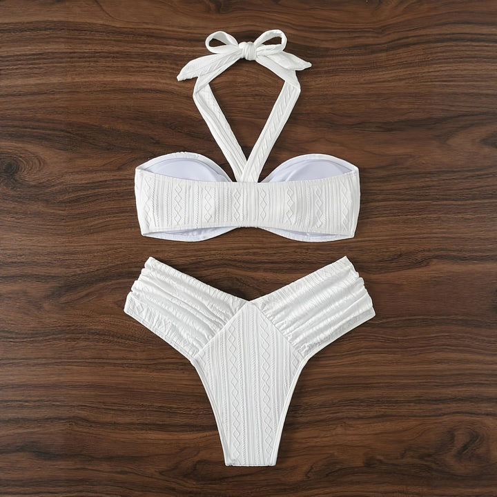 Damen Bandeau-Bikini mit innovativem Wickel-Design und figurschmeichelndem Schnitt Echo Archiv