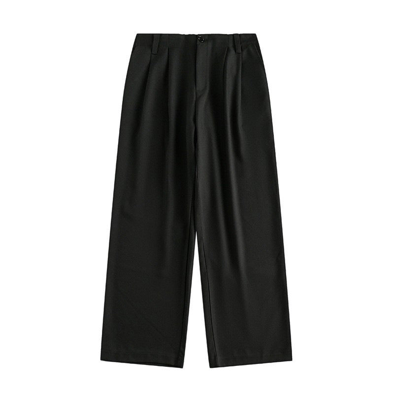 Damen Hochtaillierte weite Bundfalten-Hose mit geradem Bein Echo Archiv