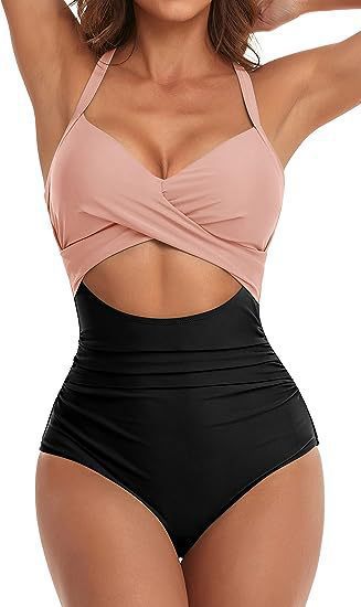 Damen Cut-Out Badeanzug Echo Archiv