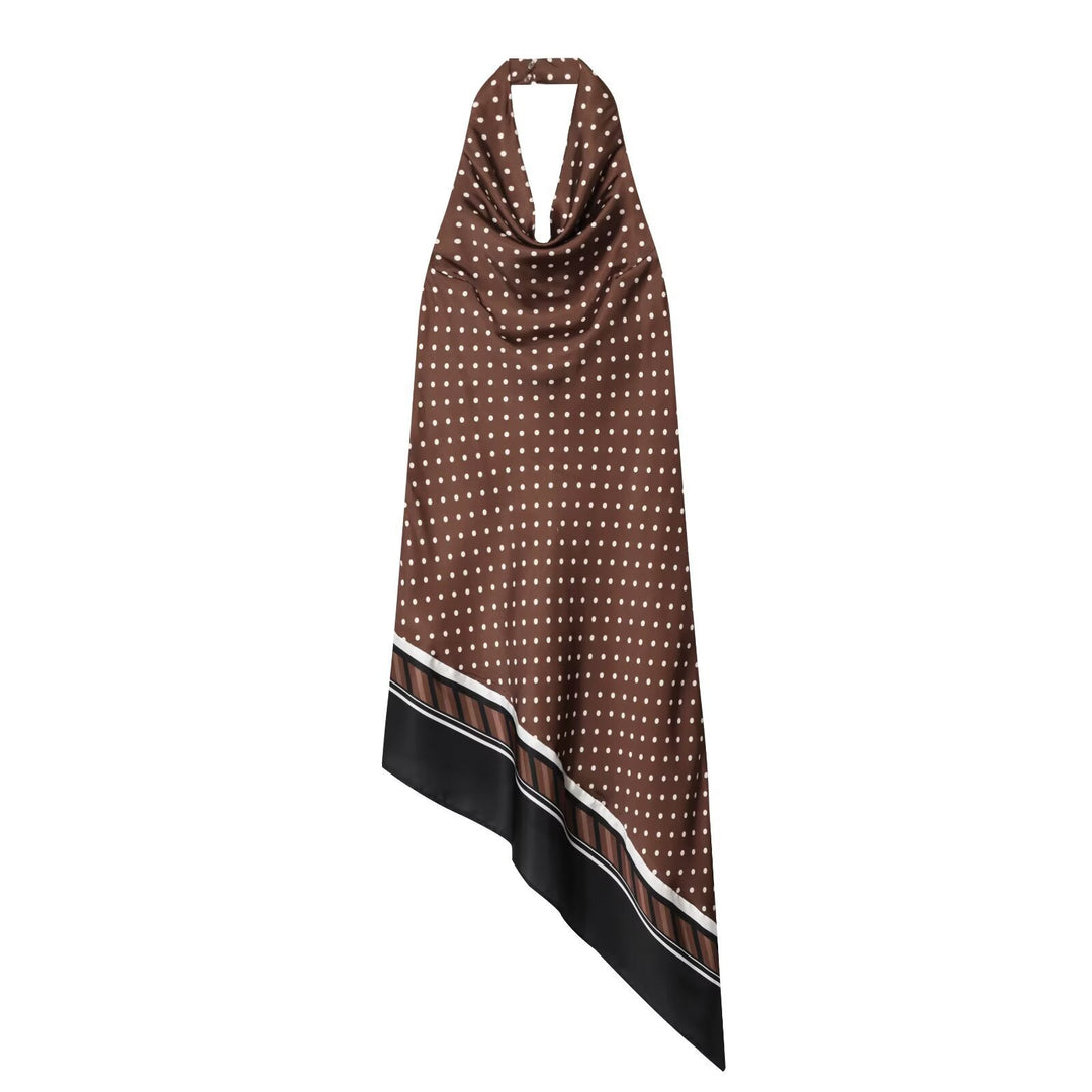 Damen Schal im eleganten Design mit Punkten und kontrastierenden Akzenten Echo Archiv