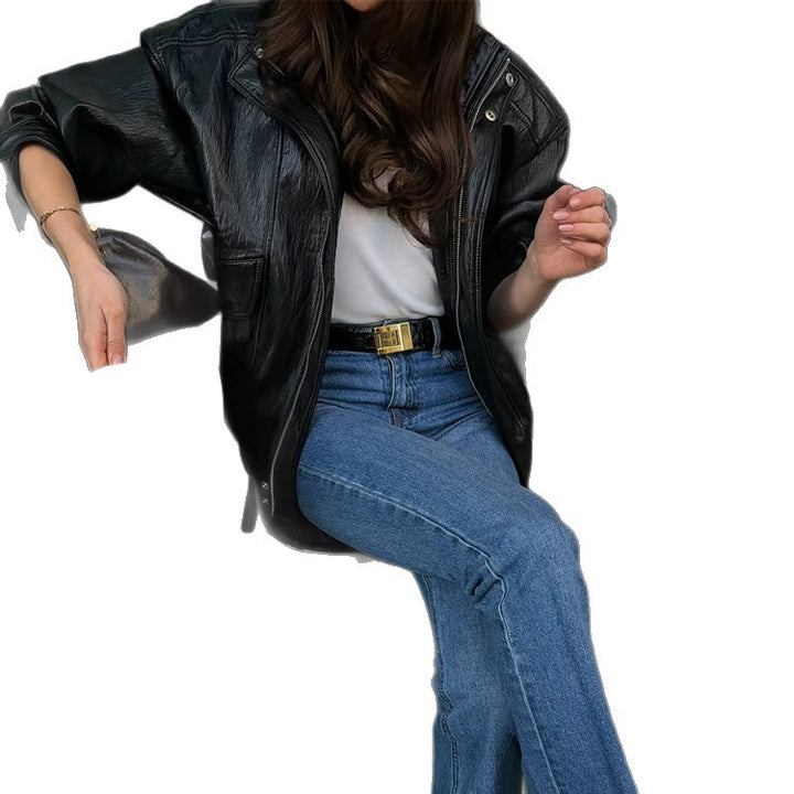 Damen Gerade geschnittene Jeans mit hoher Taille, rohem Saum und leichtem Bootcut Echoarchiv
