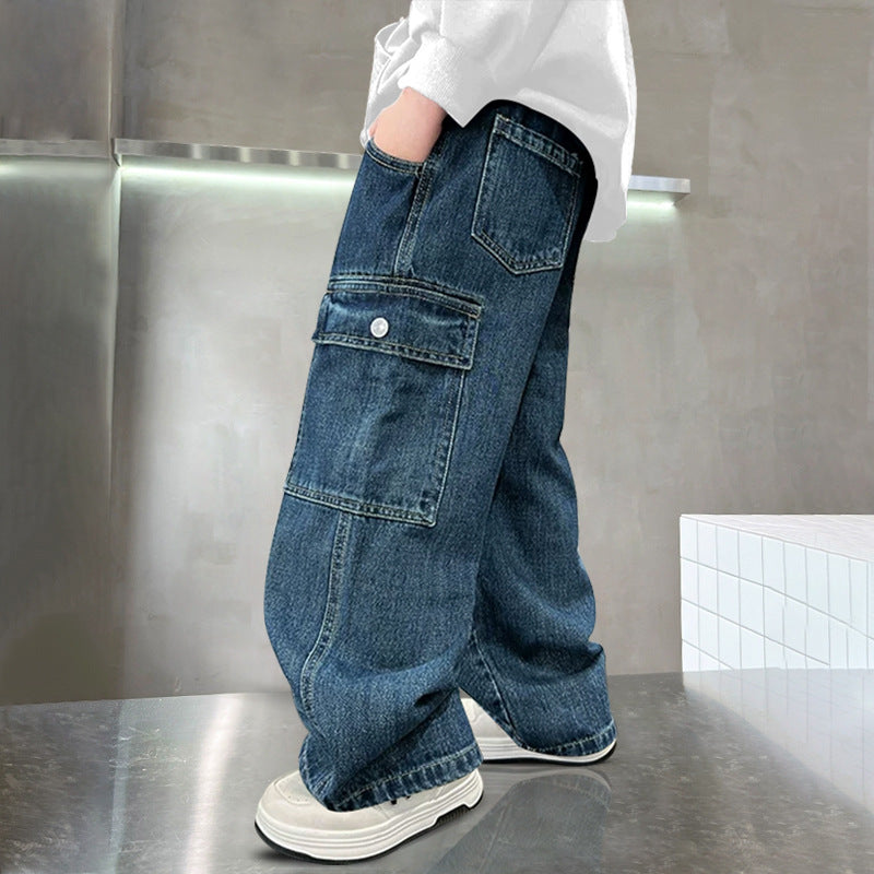 Damen lässige Cargo-Jeans von Echo Archiv