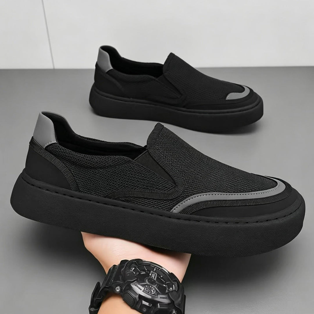 Herren Bequeme Slip-On Sneakers Echoarchiv 1788175442