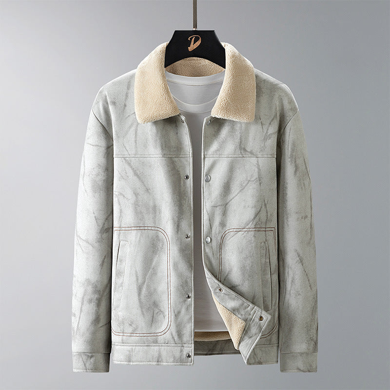 Herren Wendejacke aus Kunstleder mit Kuschelfutter Echo Archiv