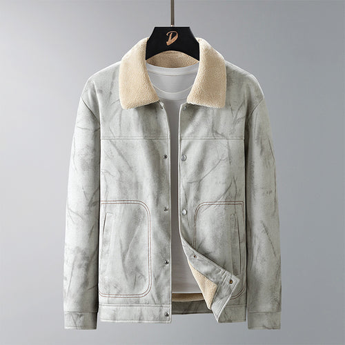 Herren Wendejacke aus Kunstleder mit Kuschelfutter Echo Archiv