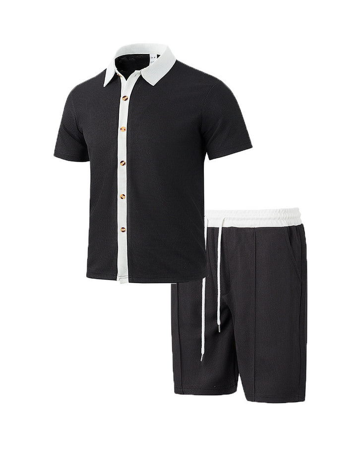 Herren lässiges Oberteil mit Shorts Echoarchiv