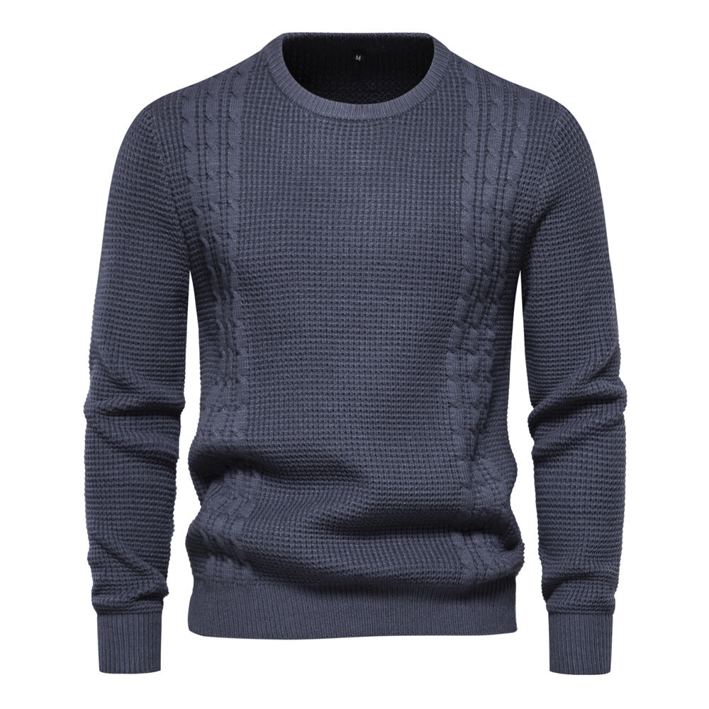 Herren Strickpullover mit modernem Strukturdesign Echoarchiv