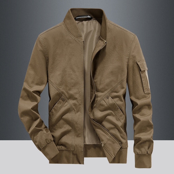 Herren modische Pilotjacke mit praktischen Taschen Echoarchiv