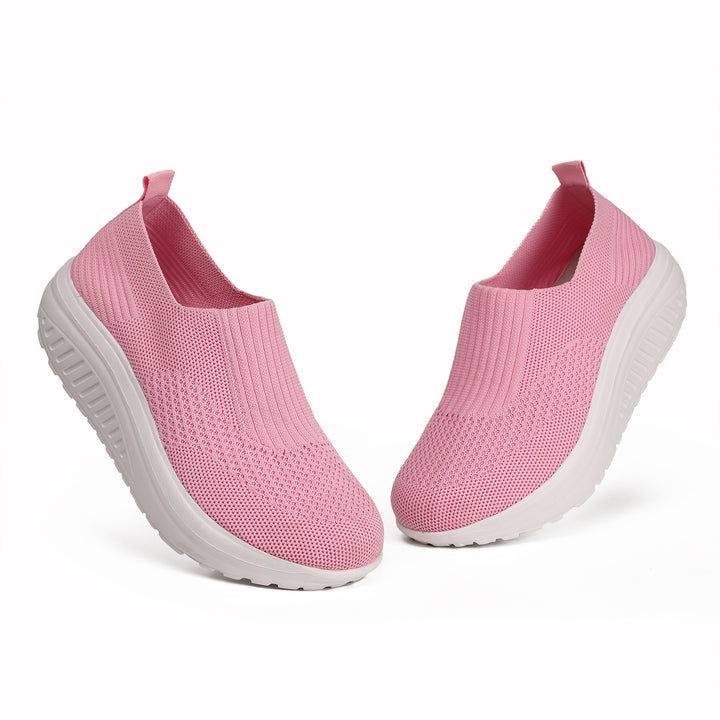 Damen nan Slip-On-Strickschuh mit elastischem Einstieg und viskoelastischer Komfortsohle Echo Archiv