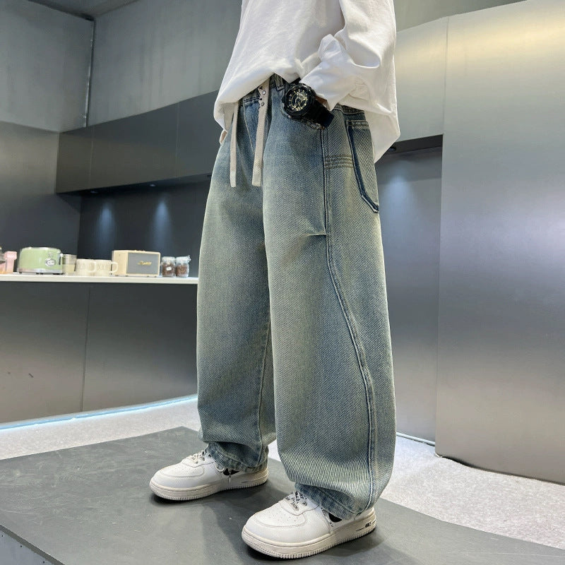 Damen Baggy-Jeans mit einzigartigen Grafiken Echo Archiv