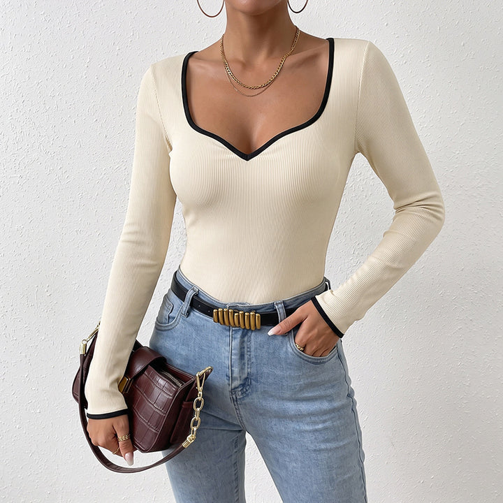 Damen Moderner Body mit V-Ausschnitt Echo Archiv