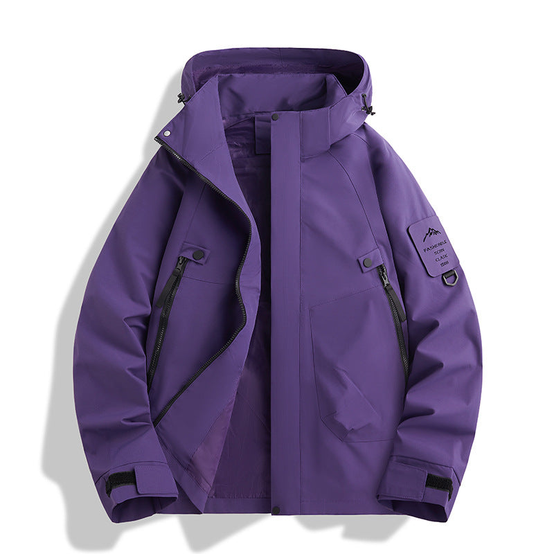 Damen Wasserabweisende Softshell-Funktionsjacke mit verstellbarer Kapuze, winddichter Membran und schrägen Reißverschlusstaschen Echo Archiv