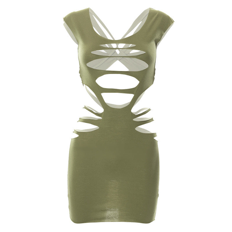 Damen figurbetontes Cut-out Kleid Echo Archiv