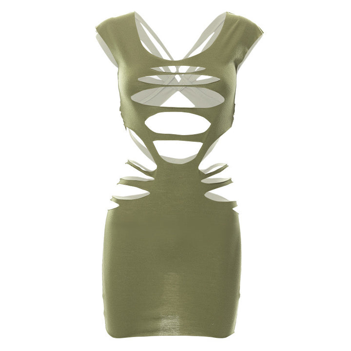 Damen figurbetontes Cut-out Kleid Echo Archiv
