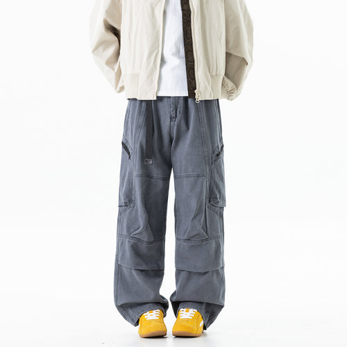 Herren Cargo-Hose mit elastischem Bund, multifunktionalen Taschen und verstellbarem Saum Echo Archiv
