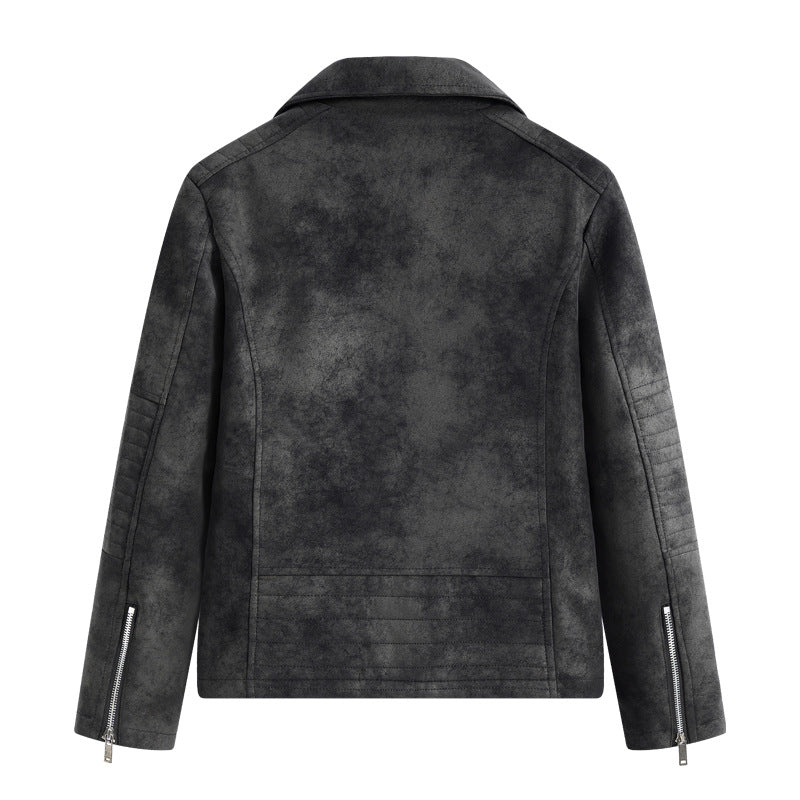 Herren Kunstleder Bikerjacke mit praktischen Reißverschlusstaschen und stylischem Design Echoarchiv