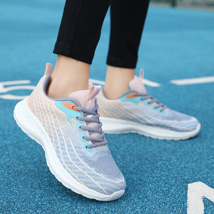 Damen nan niedriger Performance-Sneaker mit dreidimensionalem Mesh, reaktiver EVA-Dämpfung und Zuglasche Echo Archiv
