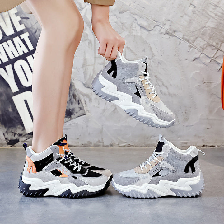 Damen Sportliche High-Top Sneakers mit wärmendem Innenfutter und rutschfester Sohle Echo Archiv