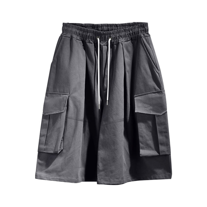 Damen nan Cargo-Midirock mit elastischem Tunnelzugbund und aufgesetzten Klappentaschen Echo Archiv