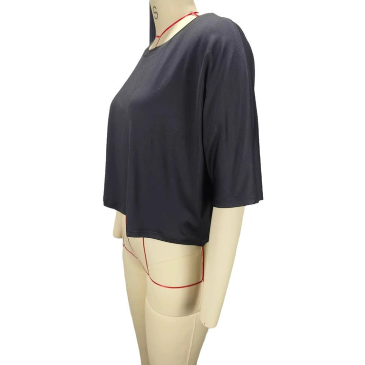Damen Crop-Top mit weitem Schnitt Echo Archiv