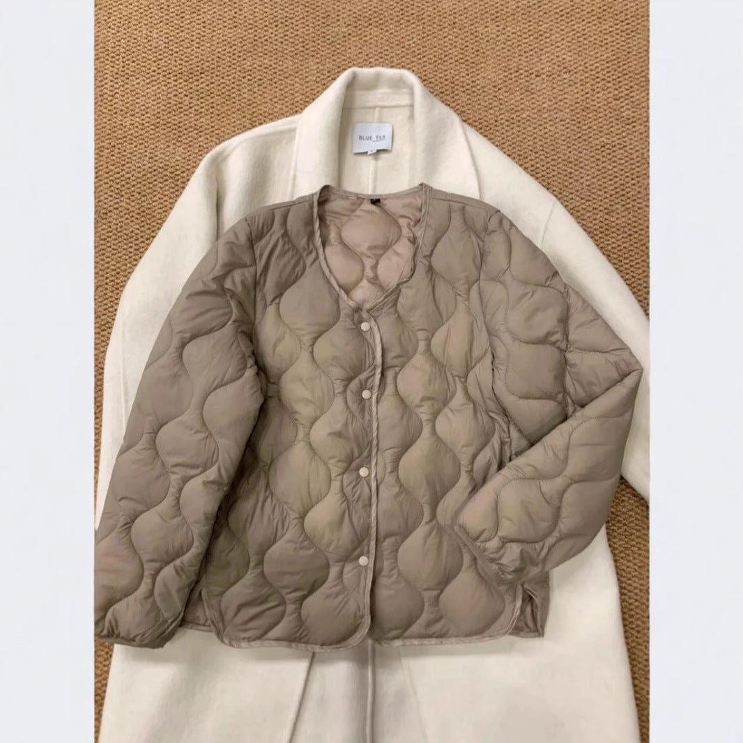 Damen Elegante, gefütterte Steppjacke Echoarchiv