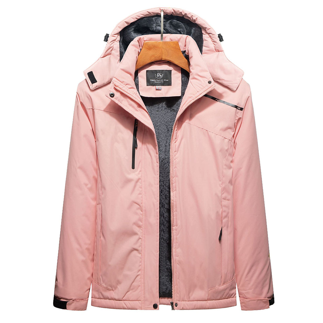 Damen Funktions‑Parka mit abnehmbarer Kapuze und wärmendem Fleece-Innenfutter Echoarchiv