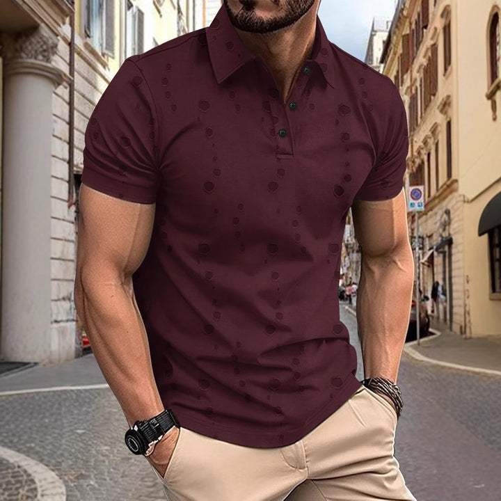 Herren stilvolles Poloshirt Echoarchiv
