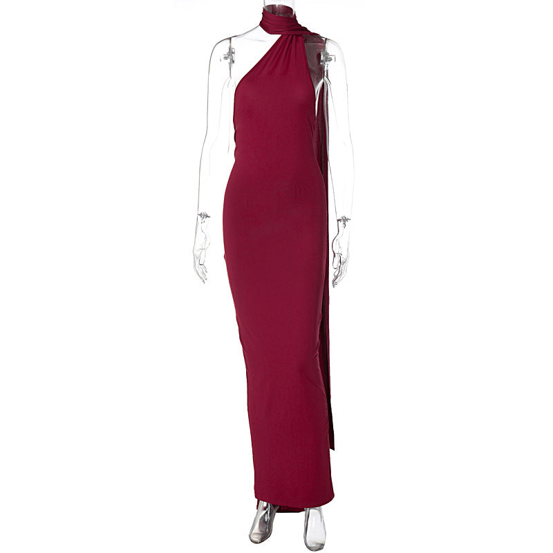 Damen Elegantes One-Shoulder Abendkleid Echo Archiv