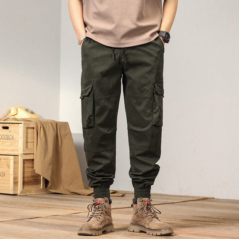 Herren Tapered-Cargo-Joggerhose mit verstärkten Kniepartien und elastischem Saum Echo Archiv