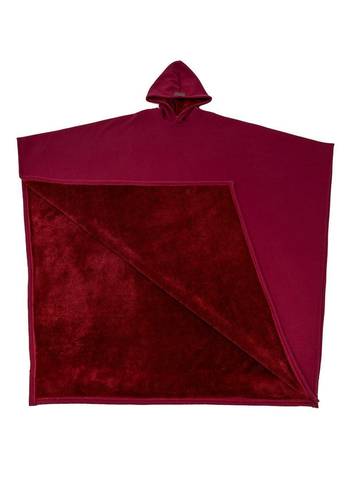 Unisex Kapuzen-Poncho-Decke mit wärmendem Fleecefutter und Oversize-Schnitt Echoarchiv