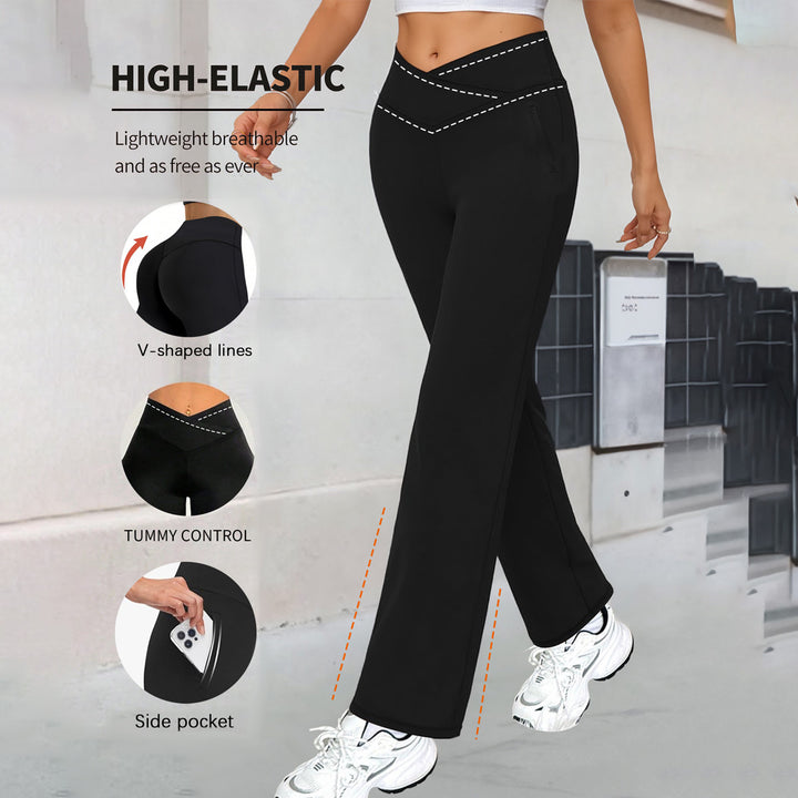 Damen Kompressionshose mit hoher Taille und Tummy Control Echo Archiv