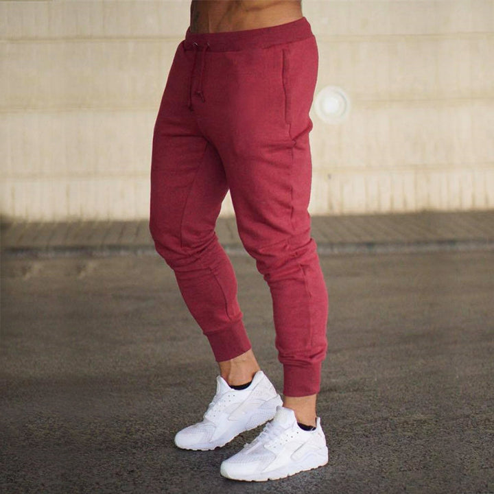 Herren bequeme Sport-Jogginghose mit hohem Bund und Taschen Echoarchiv