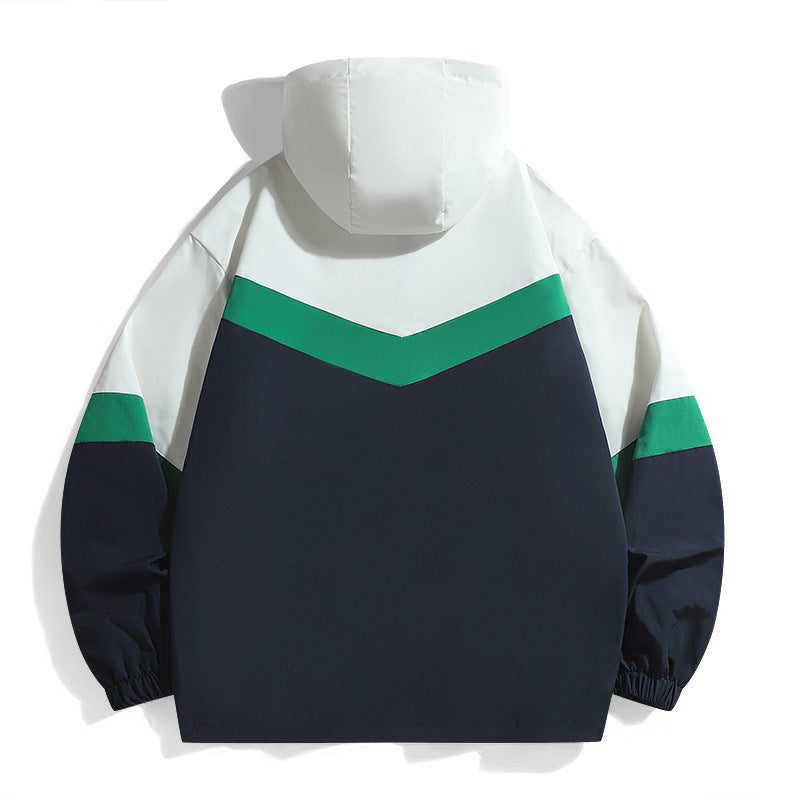 Herren Sportliches Übergangsjacke mit Kapuze Echo Archiv