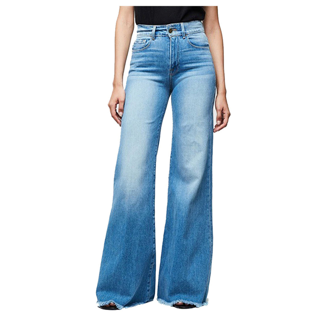 Damen Hoch geschnittene Schlagjeans im Vintage-Look Echo Archiv