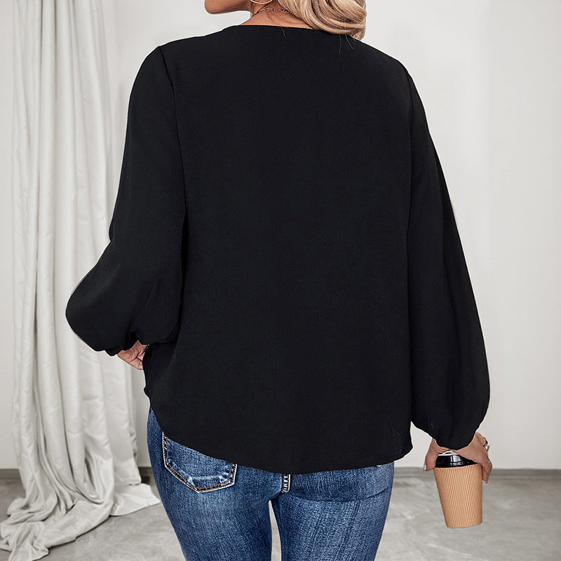 Damen Elegante Bluse mit Leo-Details Echo Archiv