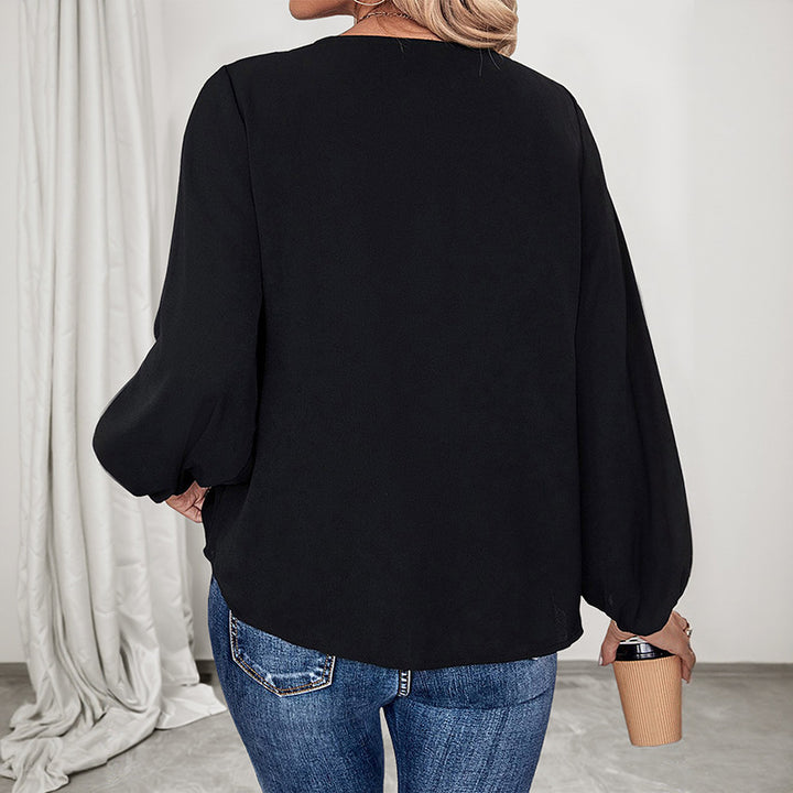 Damen Elegante Bluse mit Leo-Details Echo Archiv