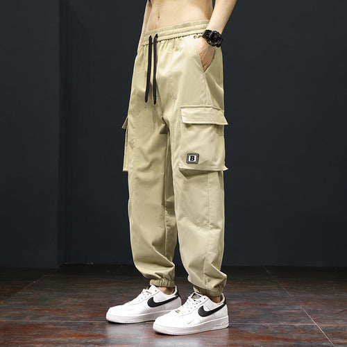 Herren Cargo-Hose mit praktischen Taschen und verstellbarem Bund Echoarchiv