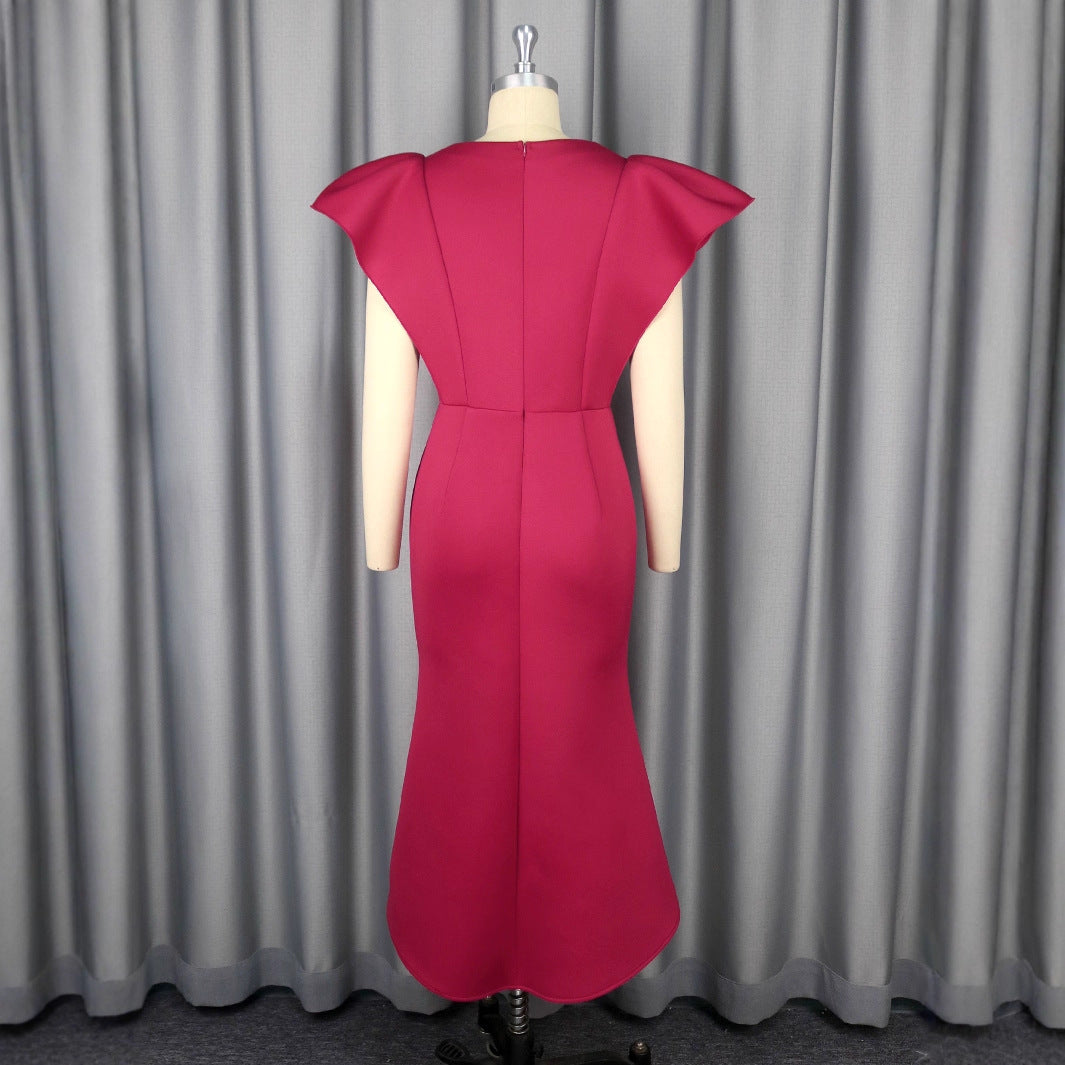 Damen Elegantes Etuikleid mit voluminösen Ärmeln Echo Archiv