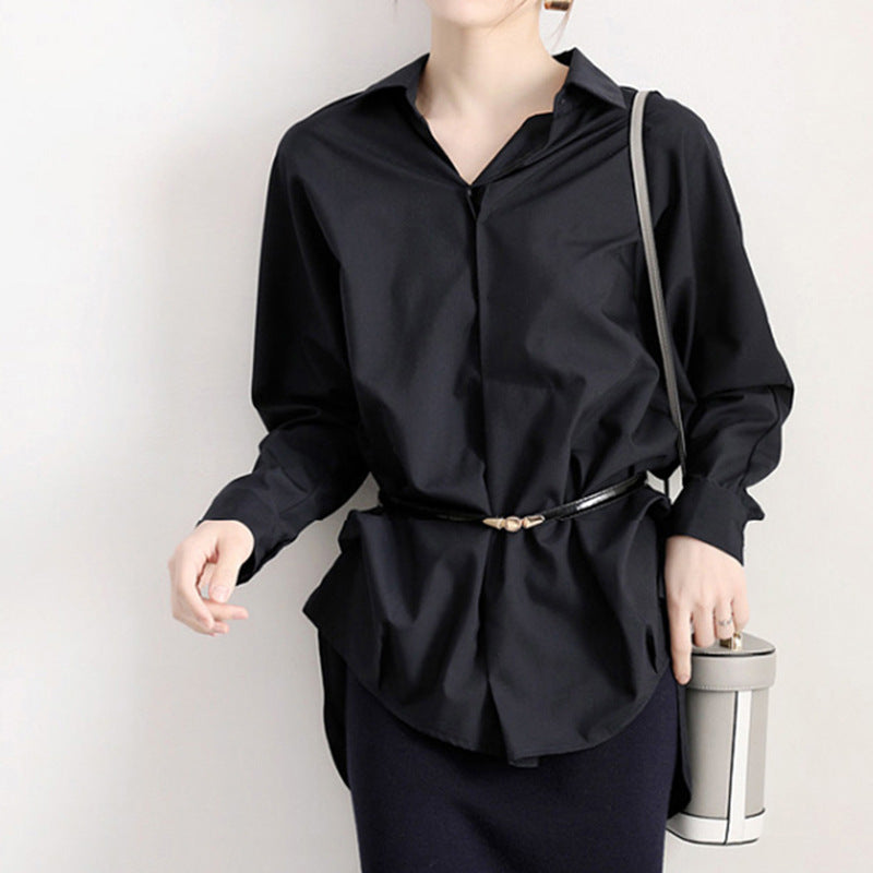 Damen Elegante Bluse mit modernem Schnitt Echoarchiv
