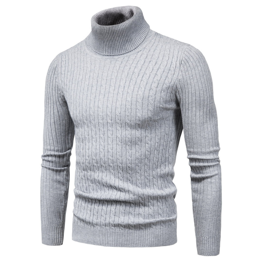 Herren komfortabler Rollkragenpullover Echoarchiv