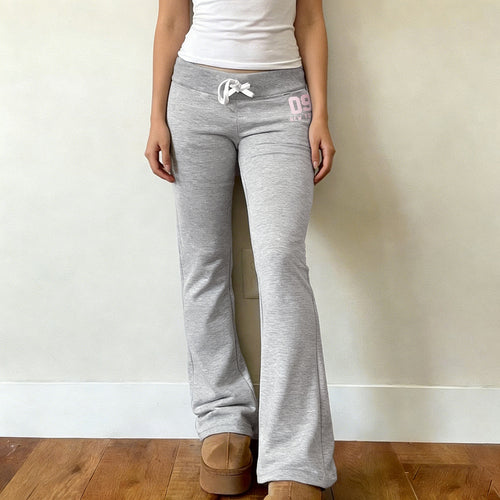 Damen nan ausgestellte Highwaist Loungehose mit elastischem Komfortbund, Bindekordel und weitem Schlag Echo Archiv