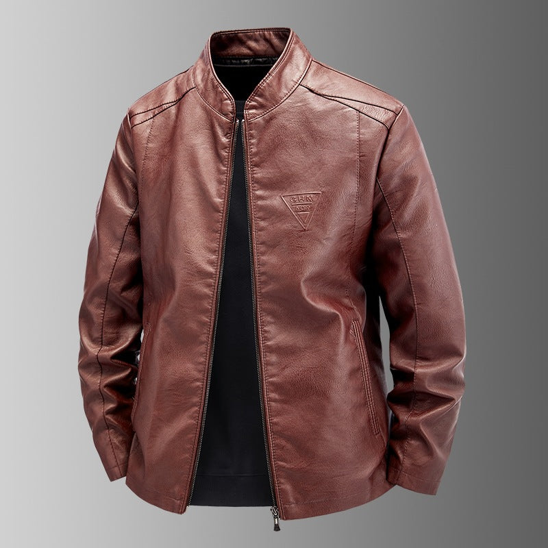 Herren Hochwertige Kunstlederjacke Echo Archiv