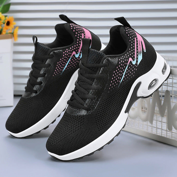 Damen Sportliche Luftpolster Sneakers mit atmungsaktivem Mesh-Obermaterial Echo Archiv
